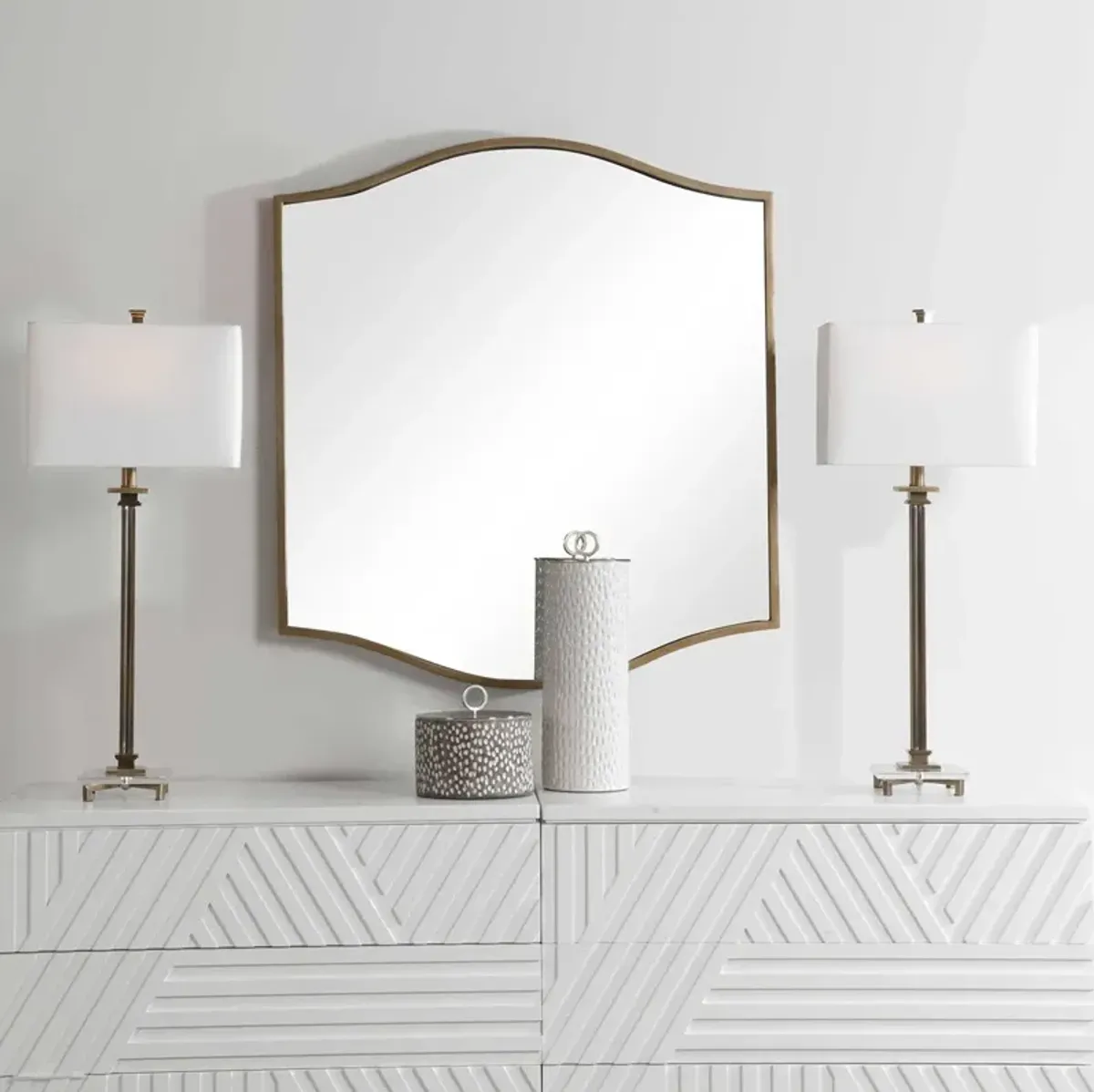 Uttermost Cerise Gold Mirror