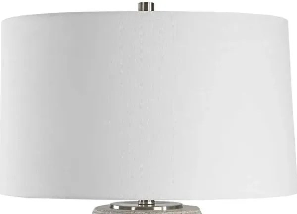 Uttermost Mountainscape Gray/Off-White/White Table Lamp