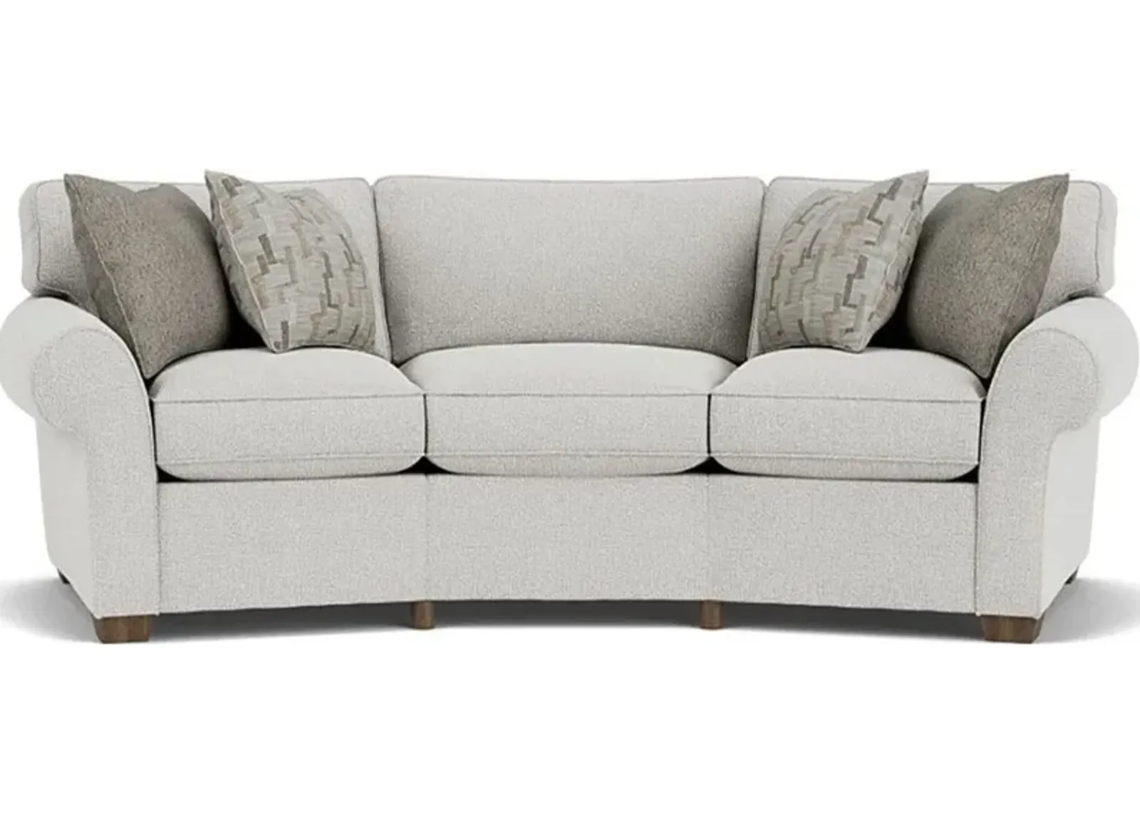 Flexsteel Vail Silver Glacier Conversation Sofa