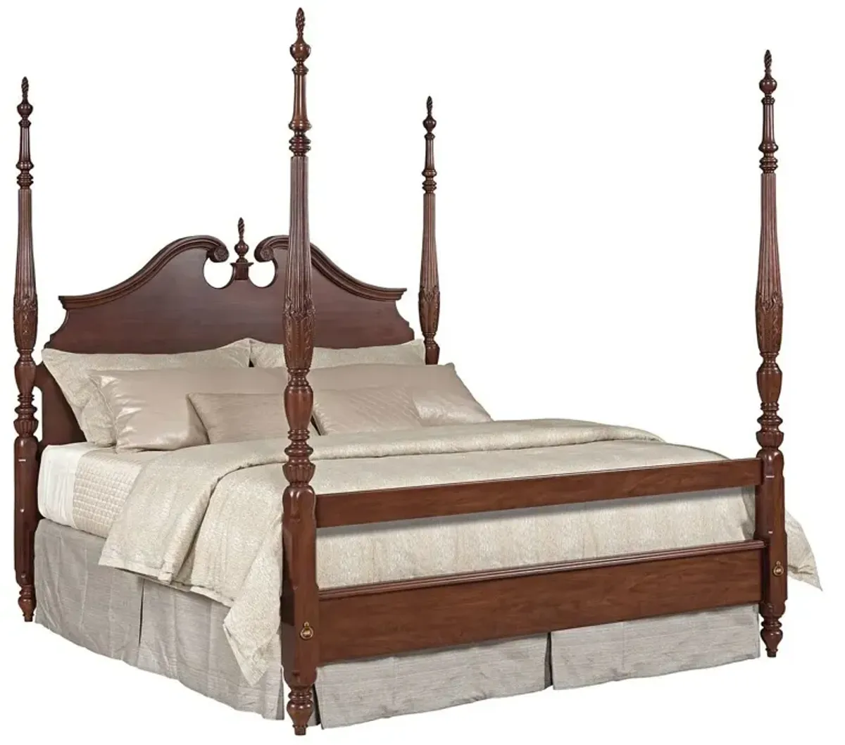 Kincaid Rice Carved Queen Headboard