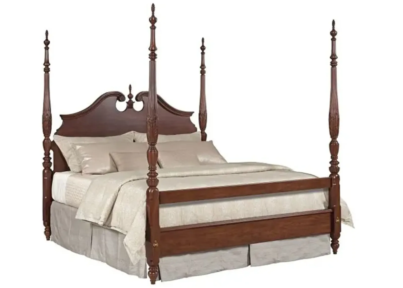 Kincaid Rice Carved Queen Headboard