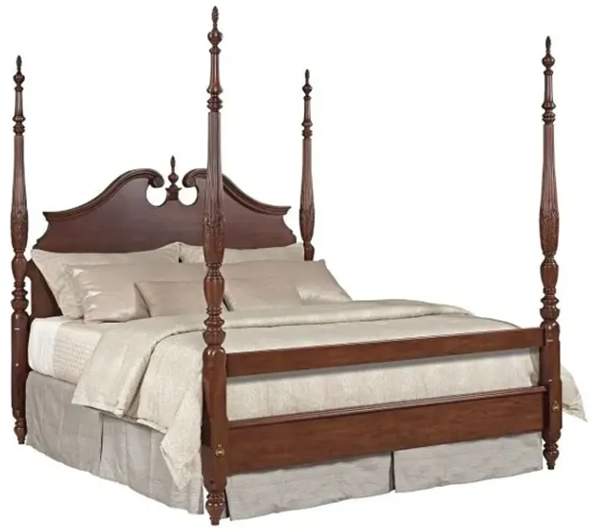 Kincaid Rice Carved Queen Headboard