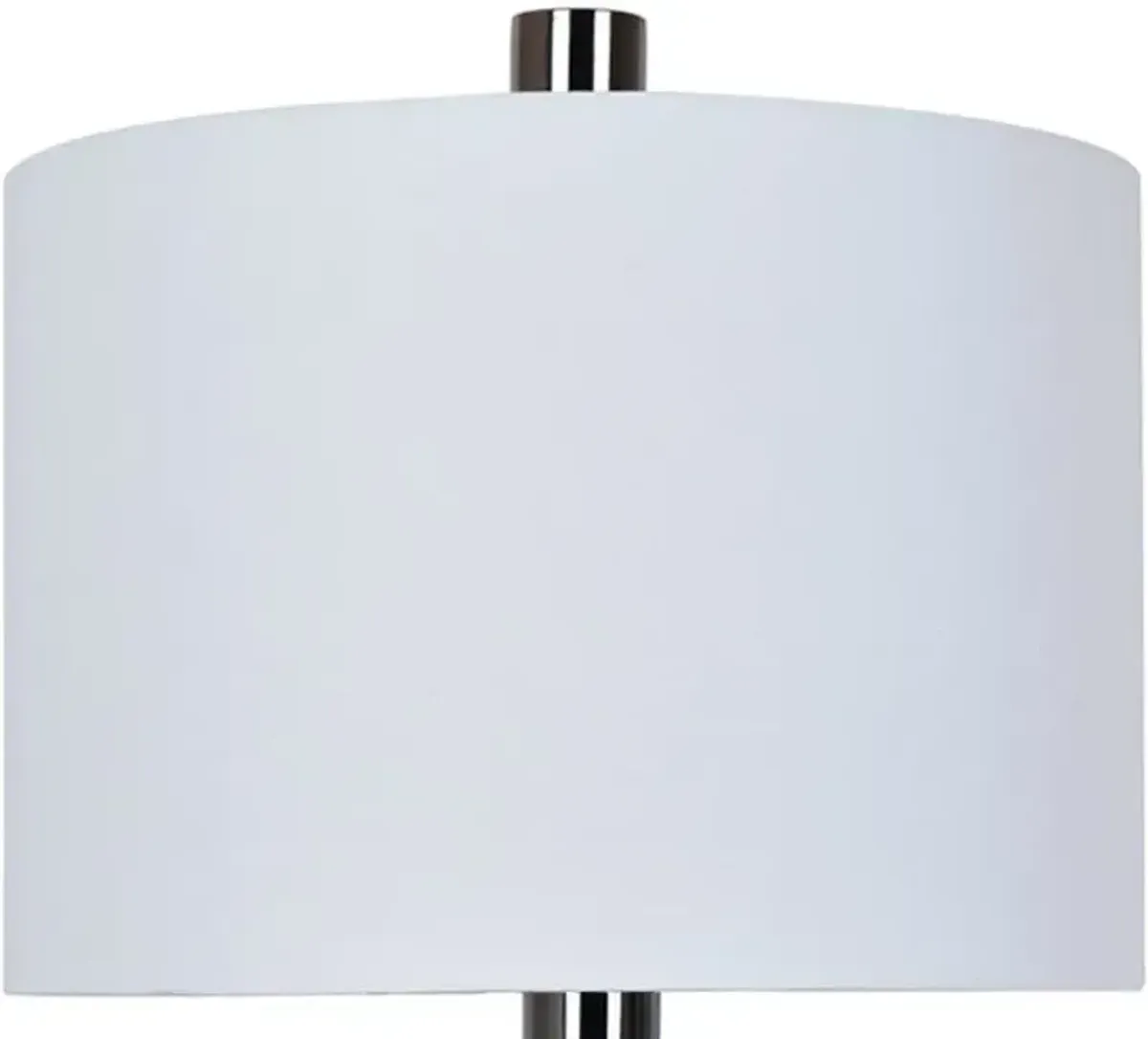 LOGAN BLACK CHROME TABLE LAMP