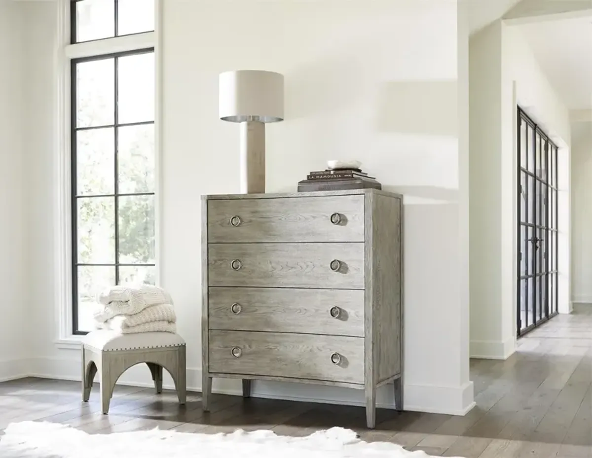 Bernhardt Albion Pewter 4-Drawer Chest