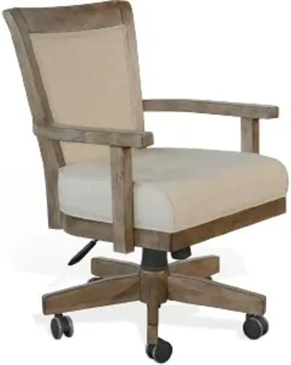 Sunny Designs Doe Valley Buckskin Game Chair with Casters Cushioned Seat & Back