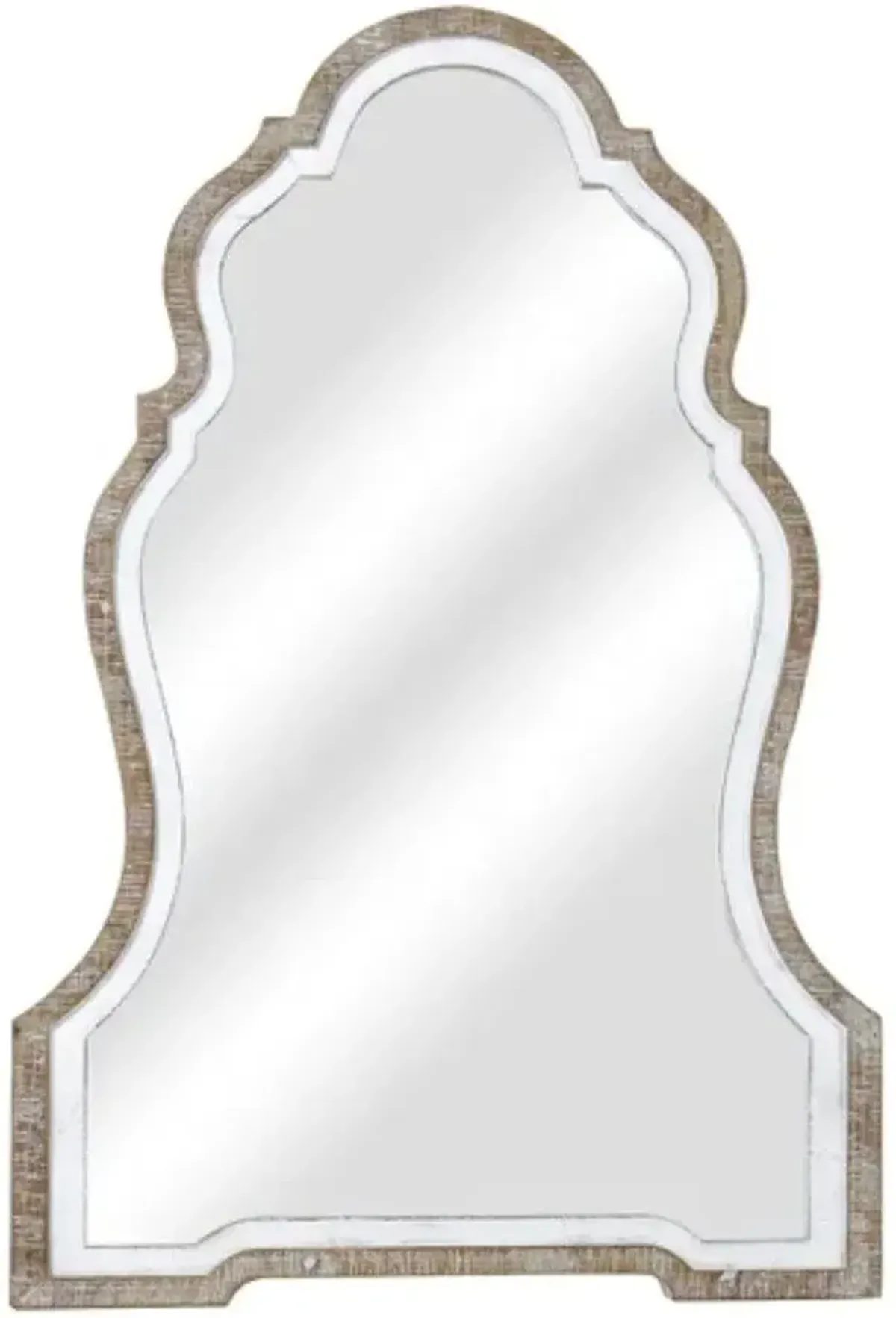 Crestview Lynden Brown Wall Mirror