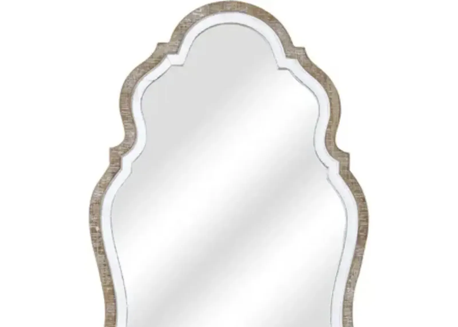 Crestview Lynden Brown Wall Mirror