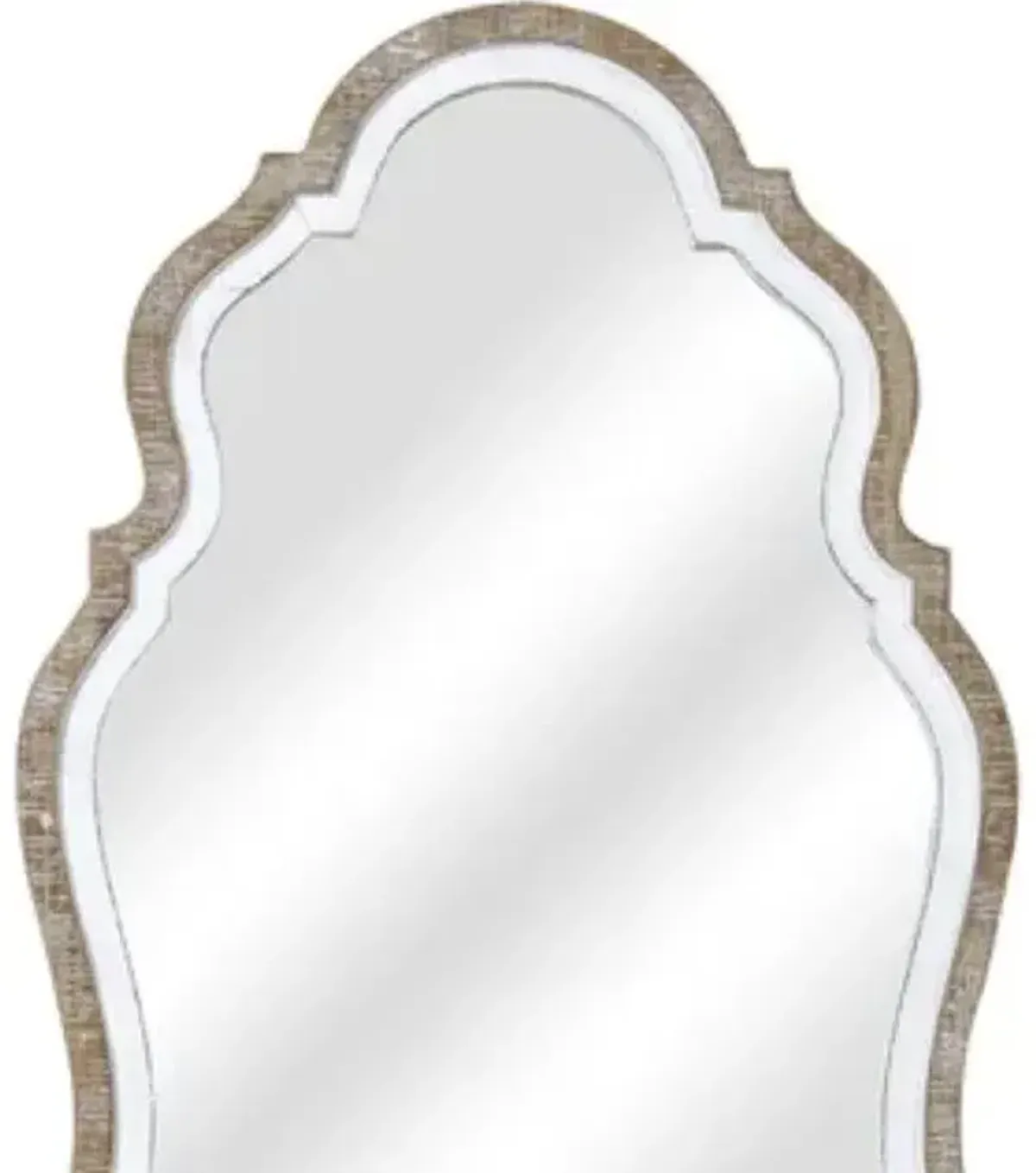 Crestview Lynden Brown Wall Mirror