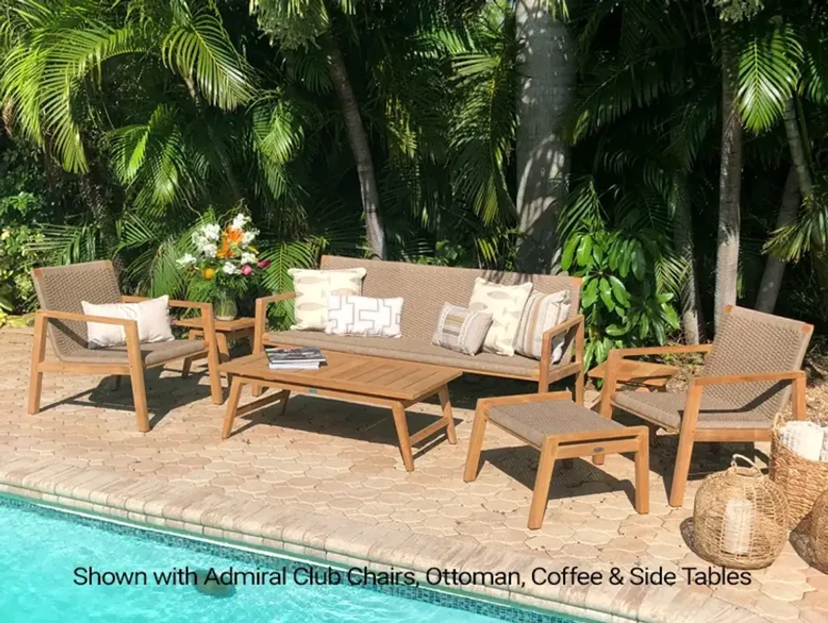 Royal Teak Admiral Outdoor Sand Sofa