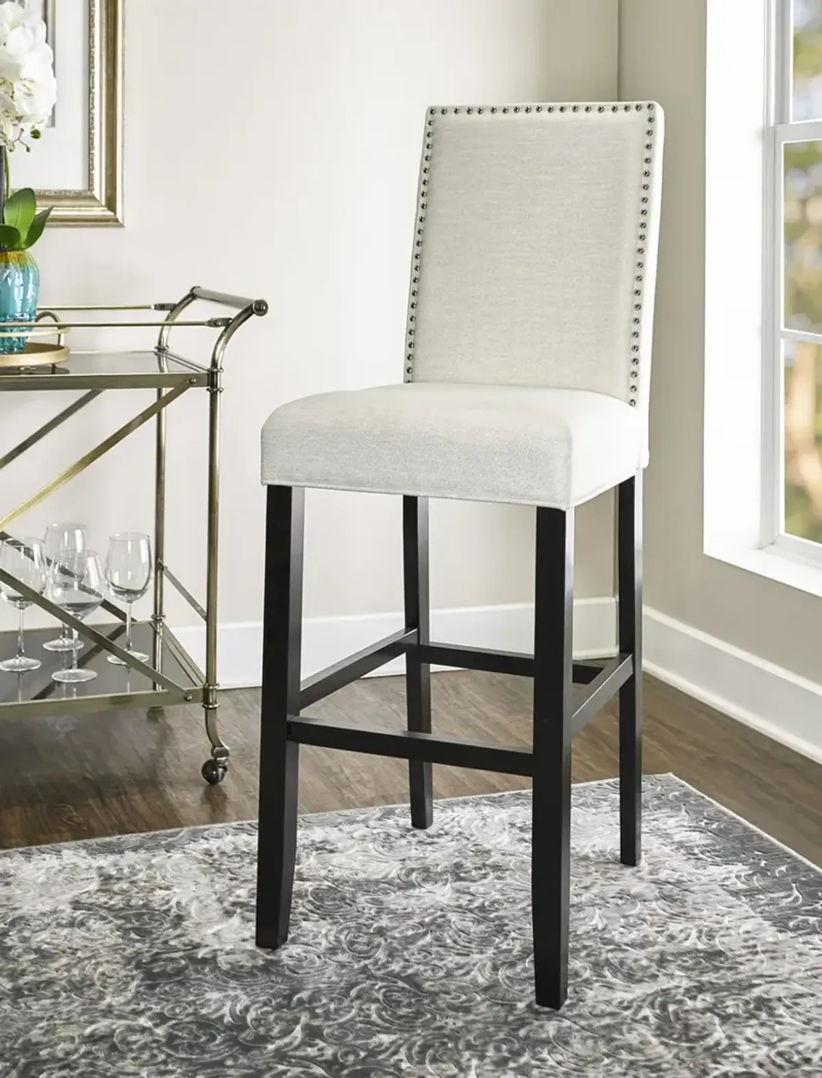 Linon 30 Inch Stewart Bar Stool