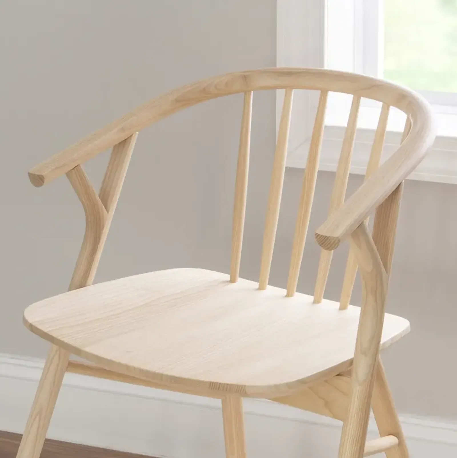 Linon Delmot Armless Chair