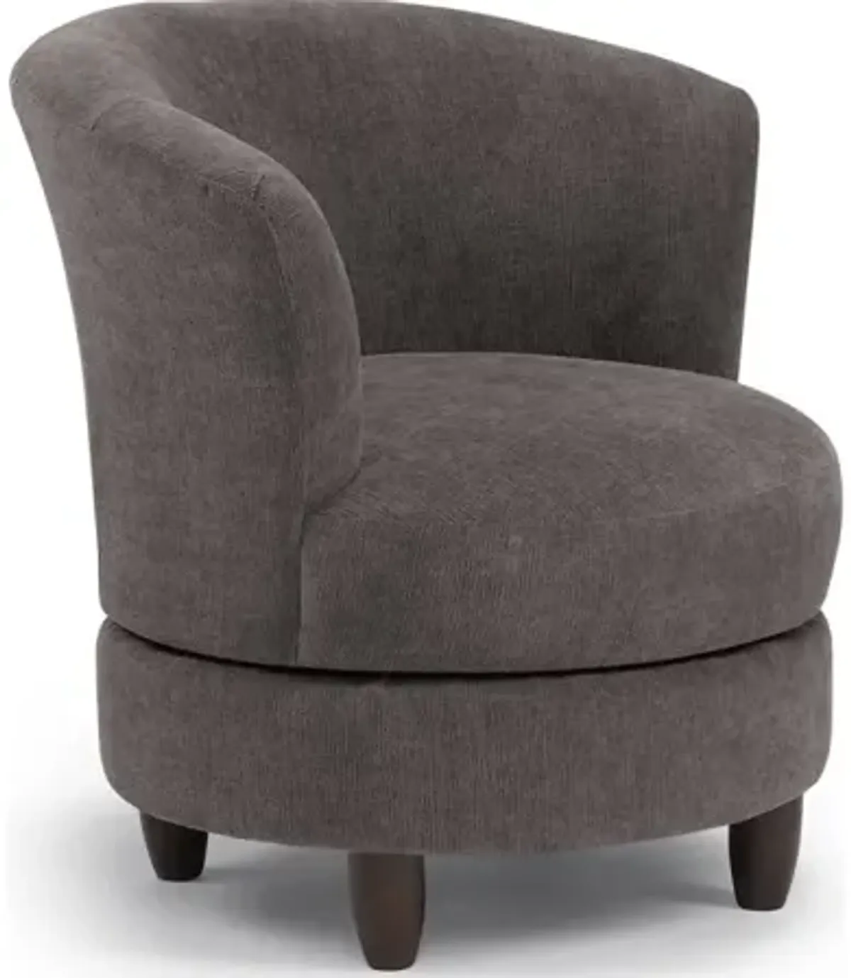 Best Home Palmona Swivel Barrel Armless Chair