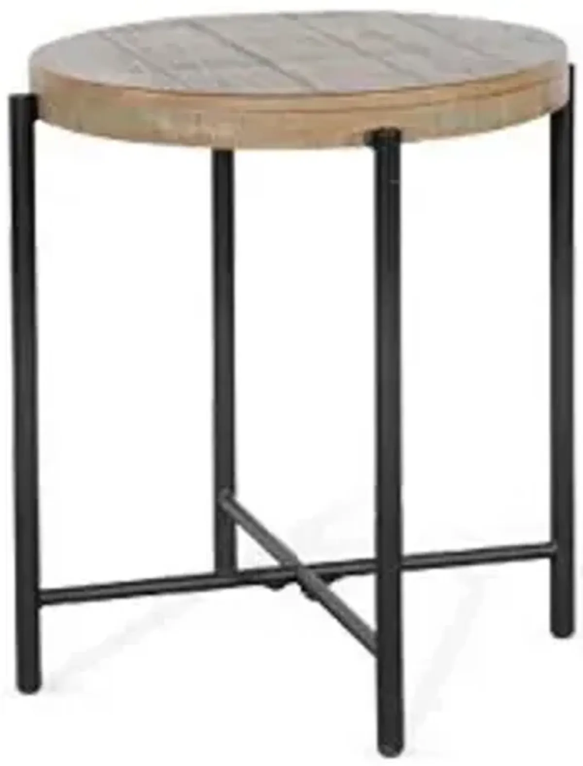 Sunny Designs Durango Weathered Brown 22 Inch Round Chair Side Table