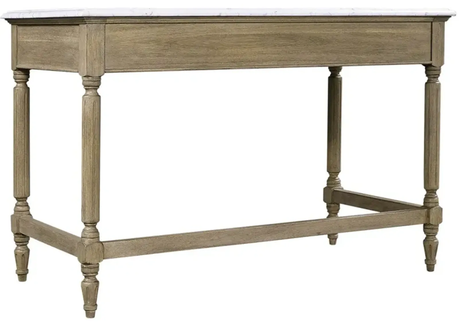 Aspenhome Provence Patine Writing Desk with Marble Top