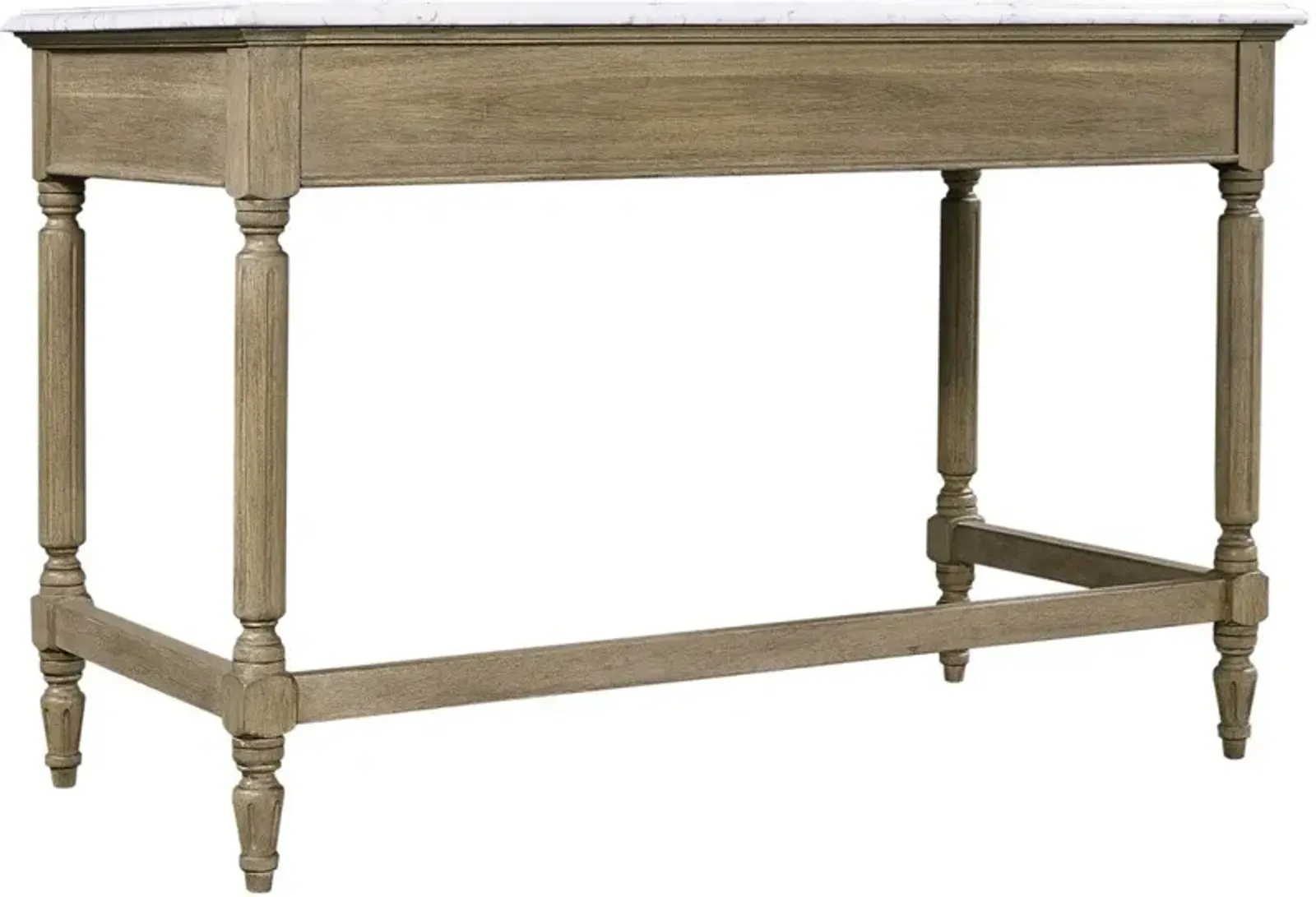 Aspenhome Provence Patine Writing Desk with Marble Top