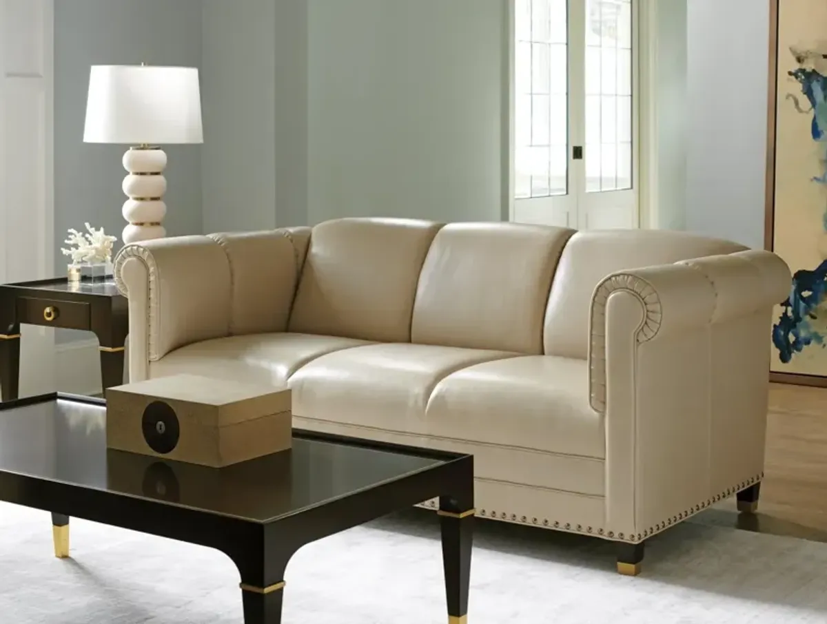 Carlyle by Lexington Tan Springfield Leather Sofa Carlyle