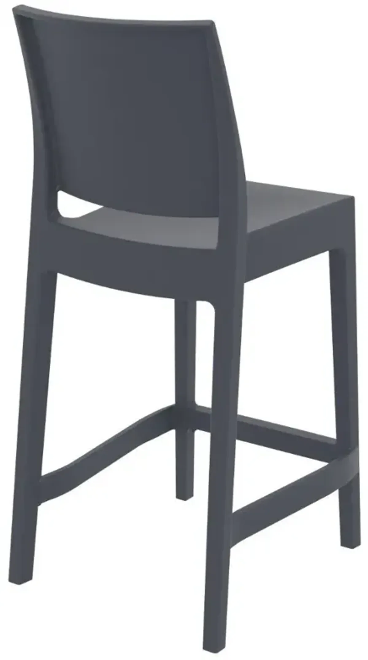 Compamia Maya Resin Counter Stool Dark Gray
