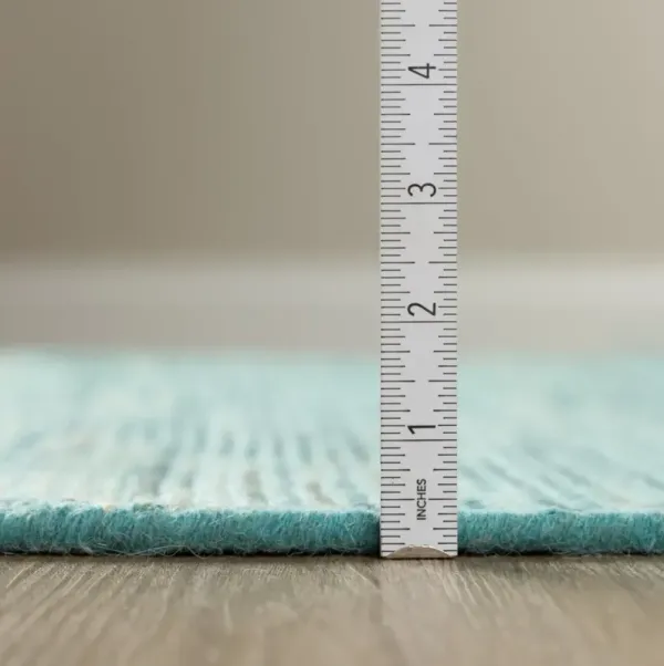 ZION TEAL 5'X8' AREA RUG