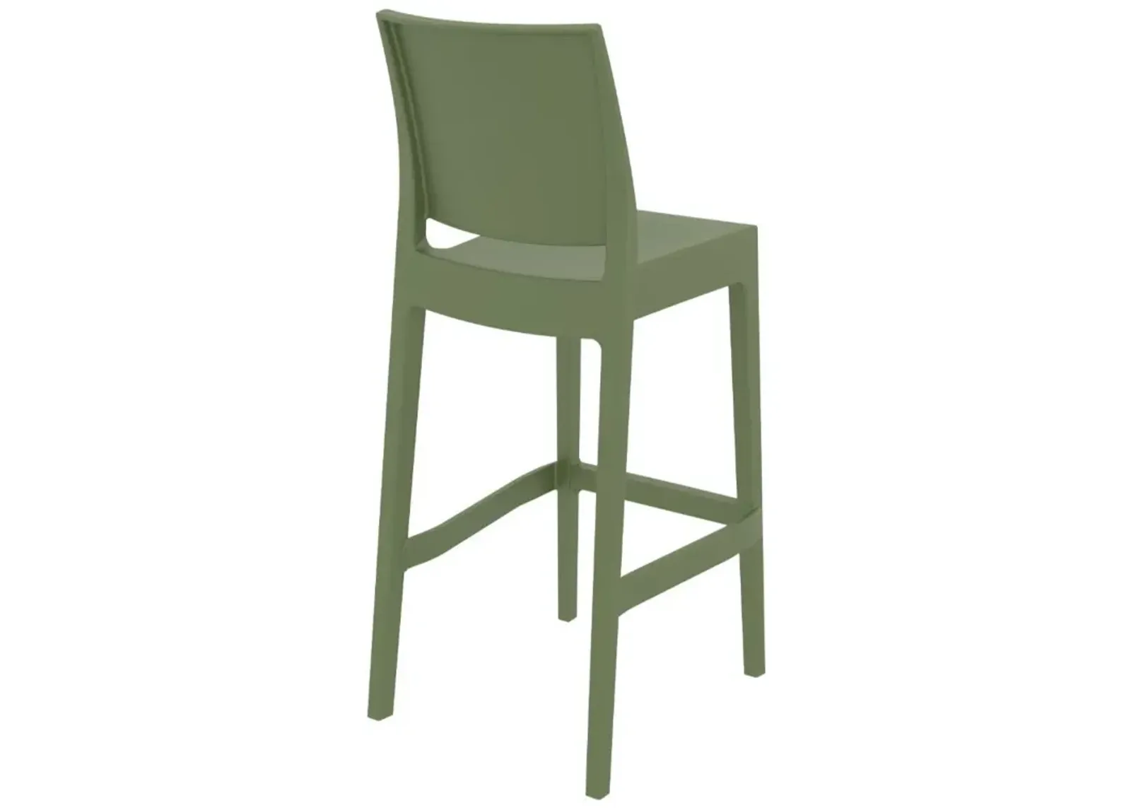 Compamia Maya Resin Bar Stool Olive Green