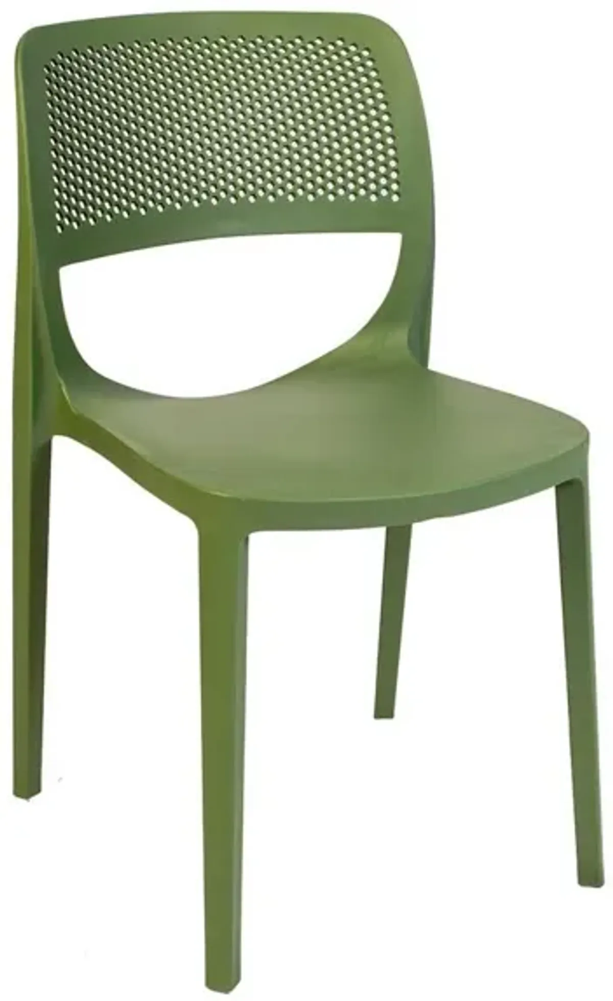 Rainbow Outdoor Mila Side Chair in Green