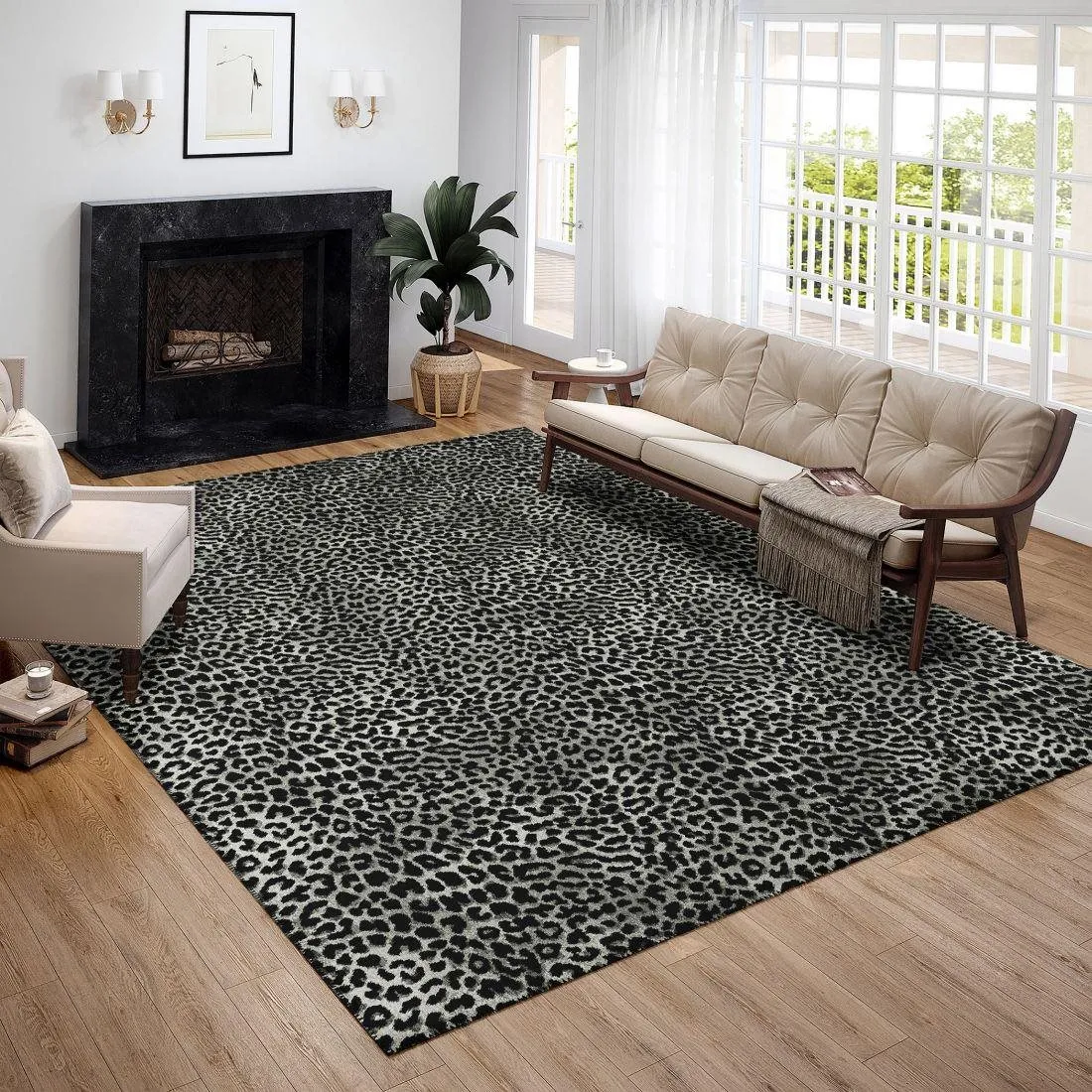 MALI MIDNIGHT 5'X8' AREA RUG