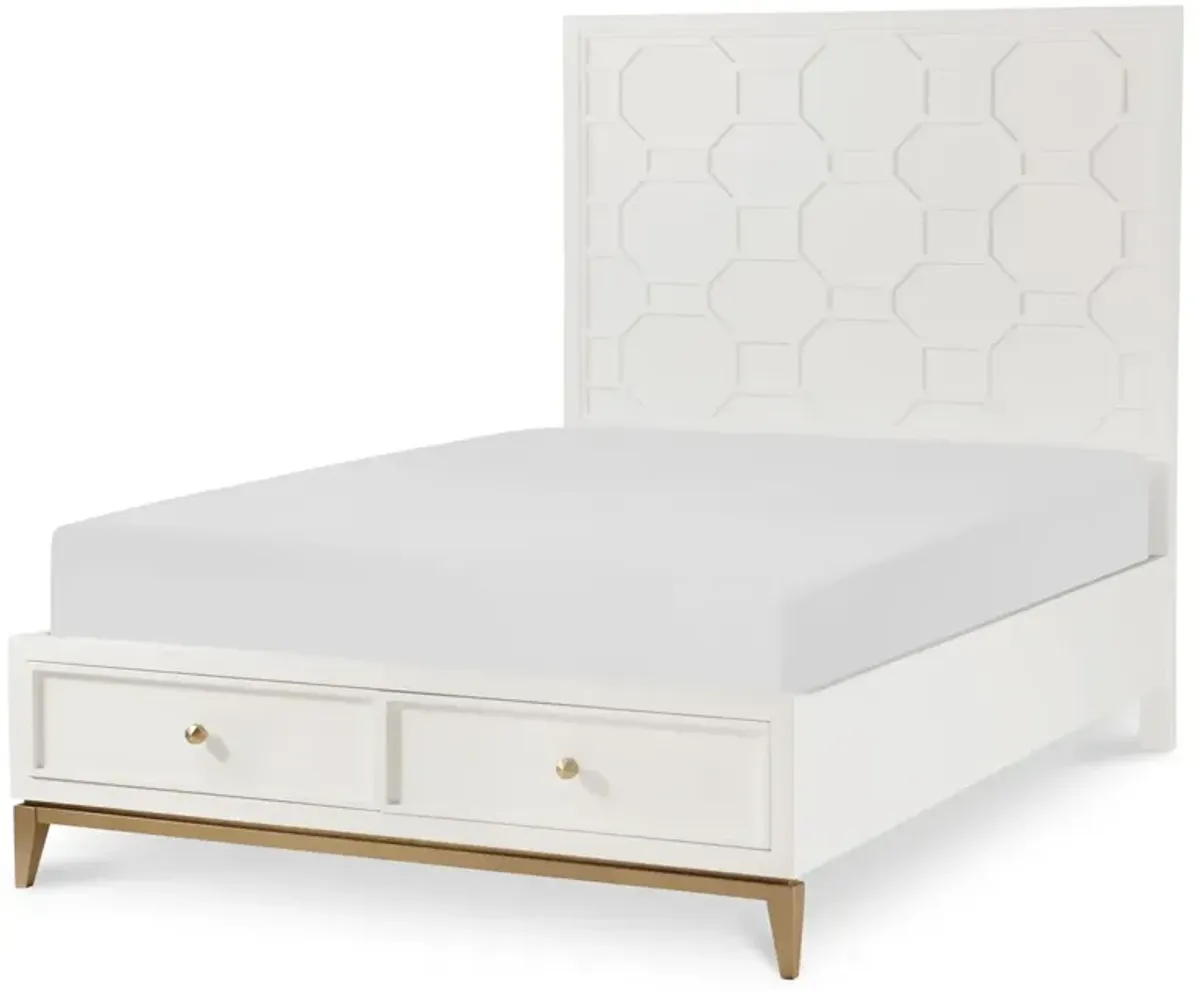 Legacy Classic Kids/Teens Chelsea by Rachael Ray Complete Panel Full Bed with Storage Footboard