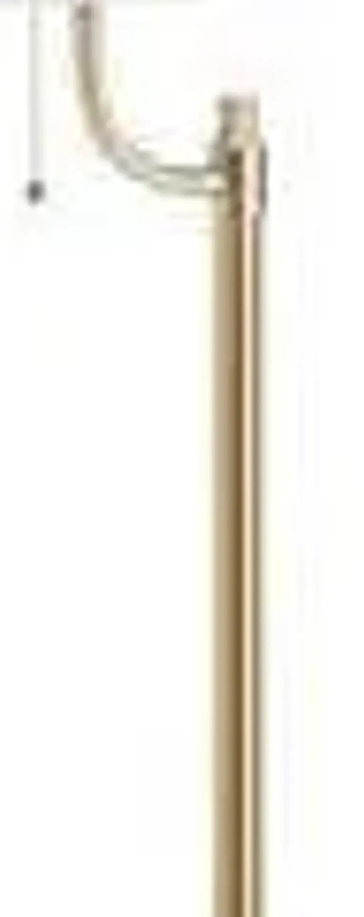 Crestview Nash White Floor Lamp