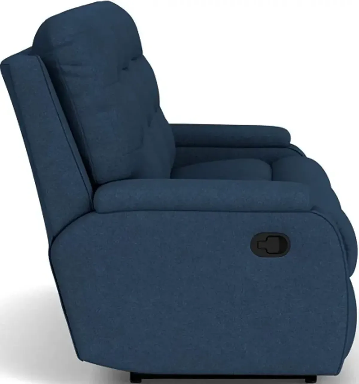 Flexsteel Kerrie Blue Lapis Reclining Sofa