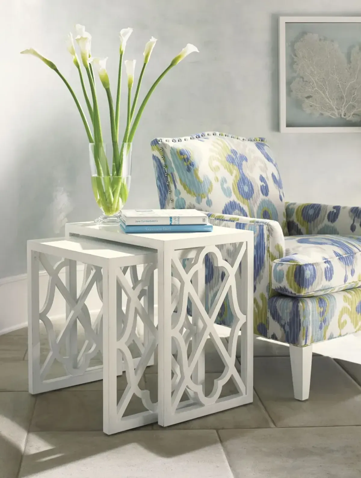 Tommy Bahama Home by Lexington Ivory Key Stovell Ferry Nesting Tables