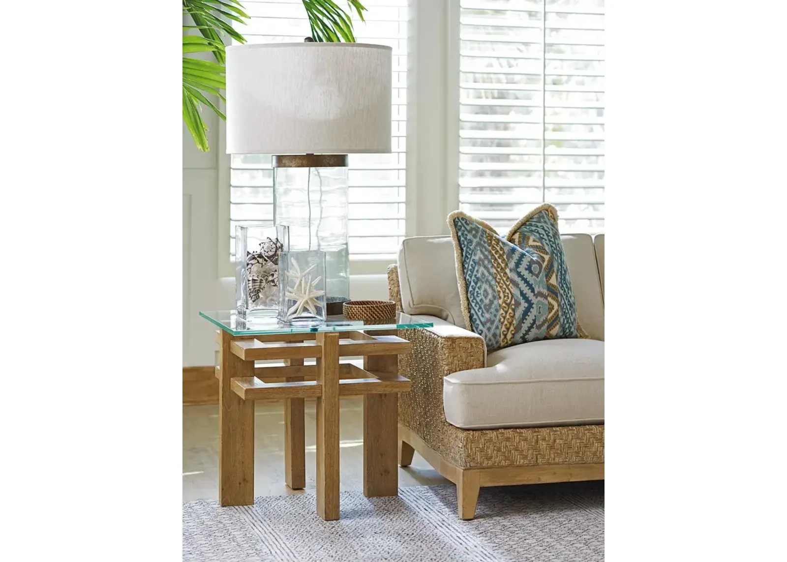 Tommy Bahama Home by Lexington Los Altos Calcutta Square End Table