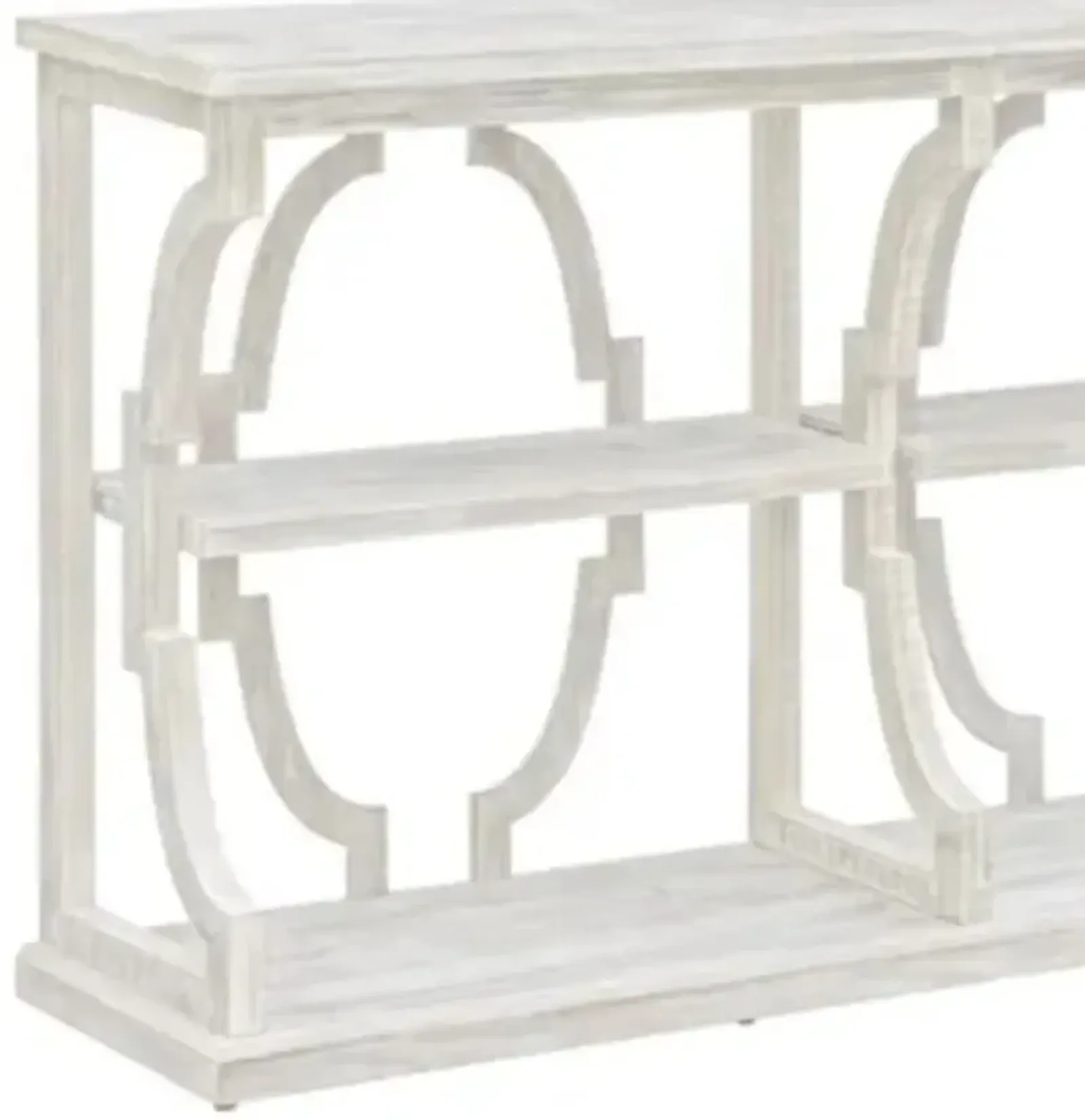 Crestview Stockton White Wash Console Table