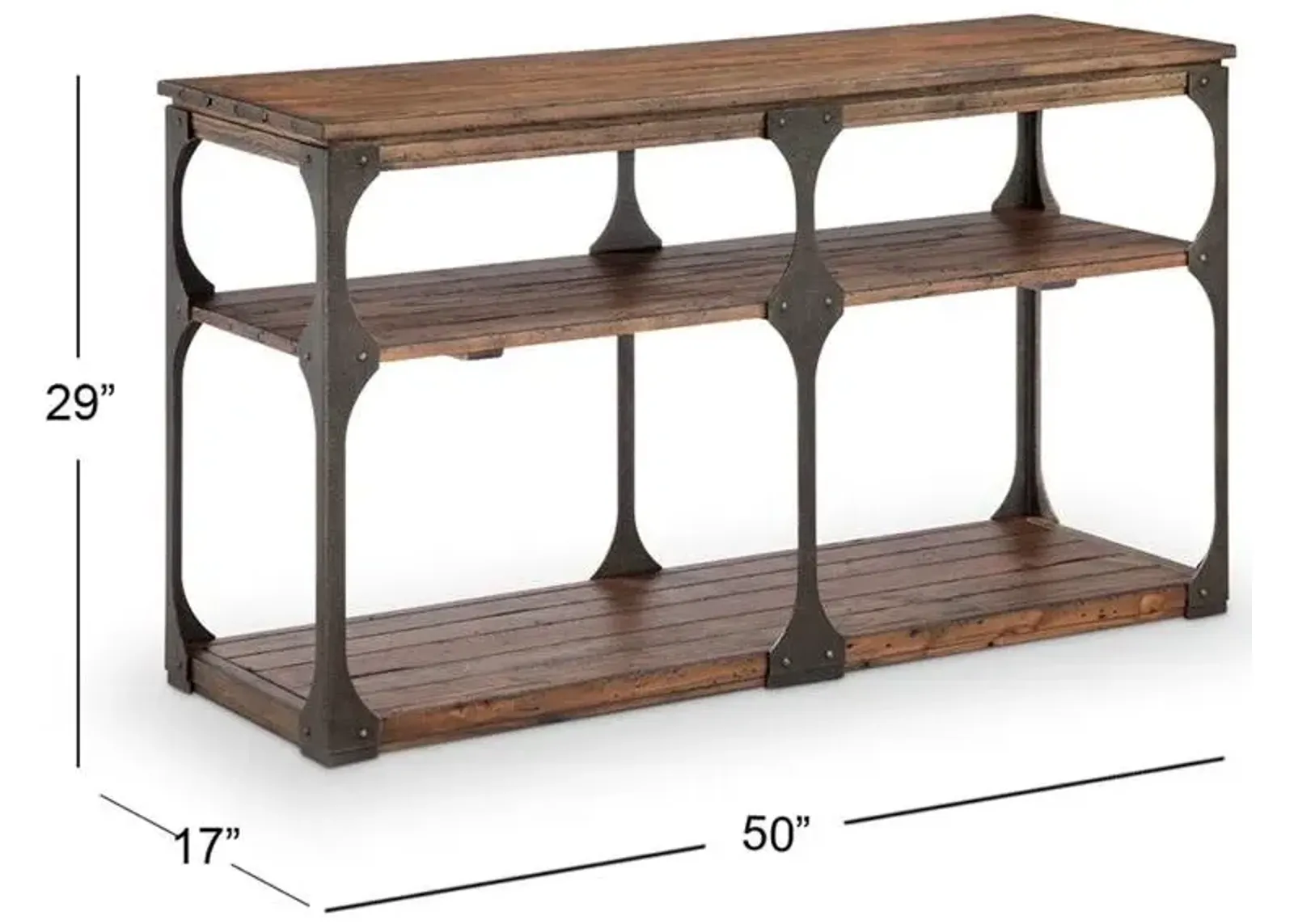 Magnussen Wood Rectangular Sofa Table Montgomery