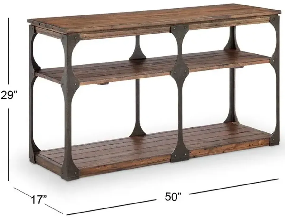 Magnussen Wood Rectangular Sofa Table Montgomery