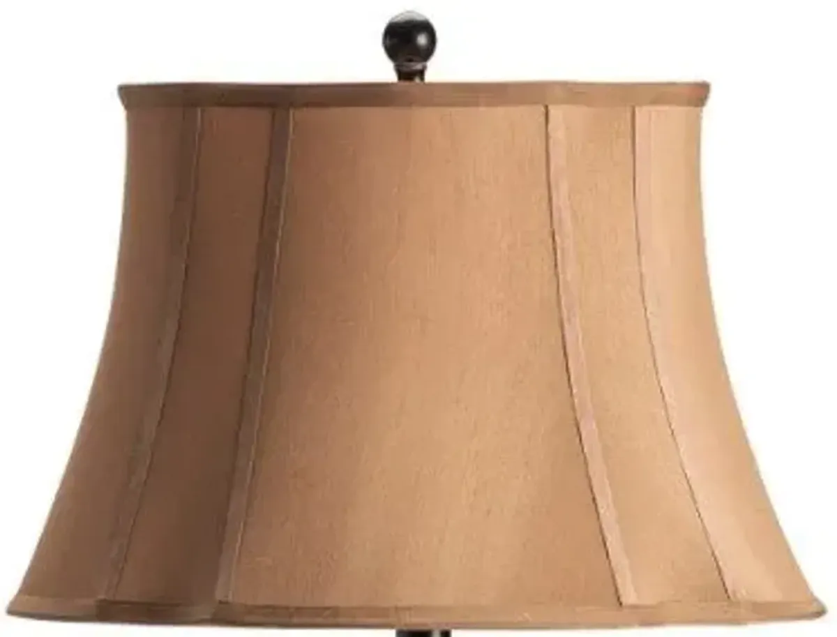 Crestview Moira Beige/Bronze Table Lamp