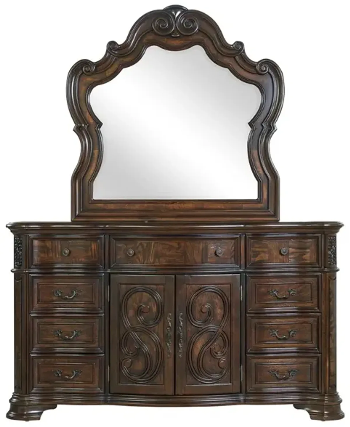 Steve Silver Royale Brown Cherry Dresser