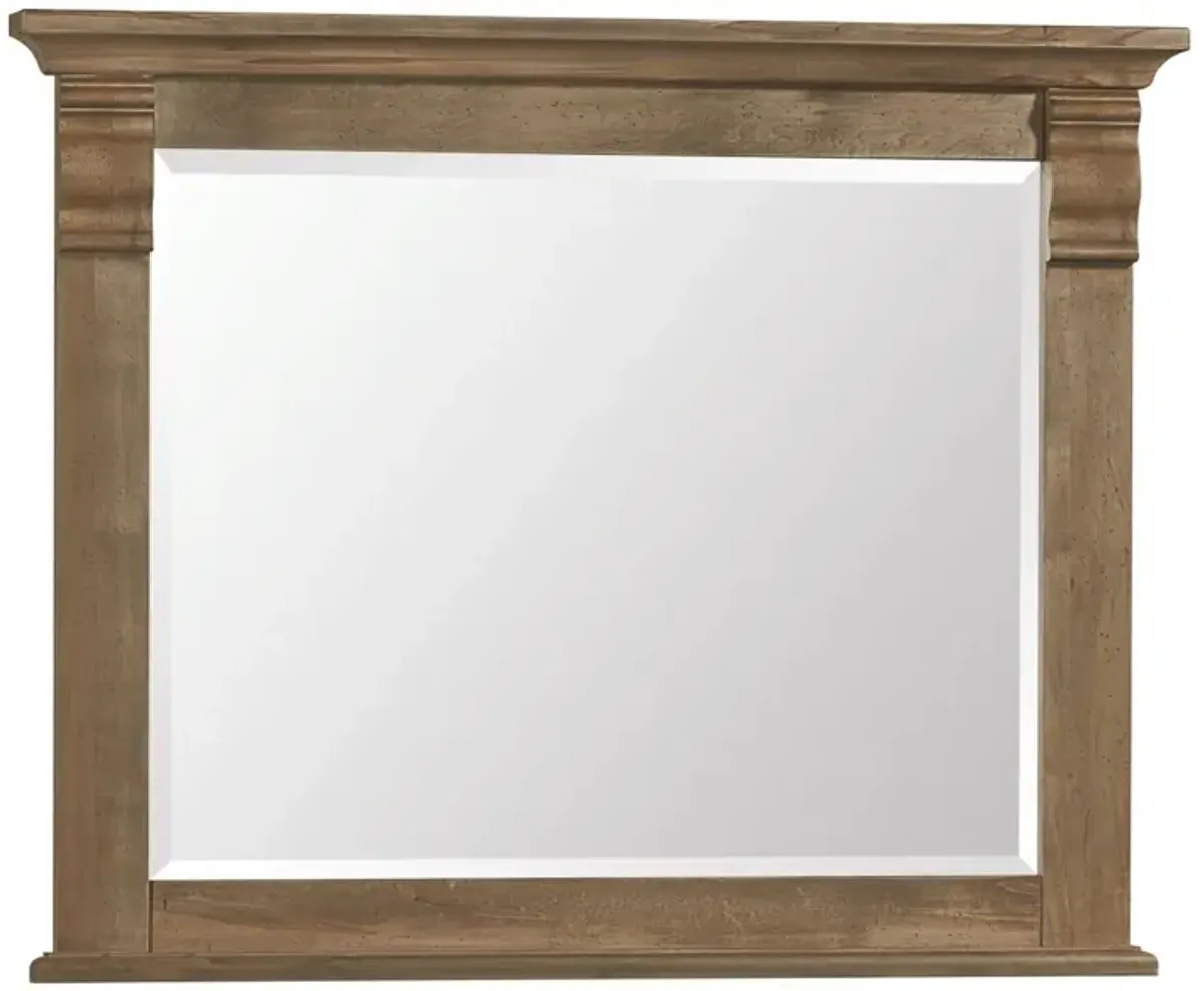 Vaughan-Bassett Carlisle Warm Natural Corbel Mirror