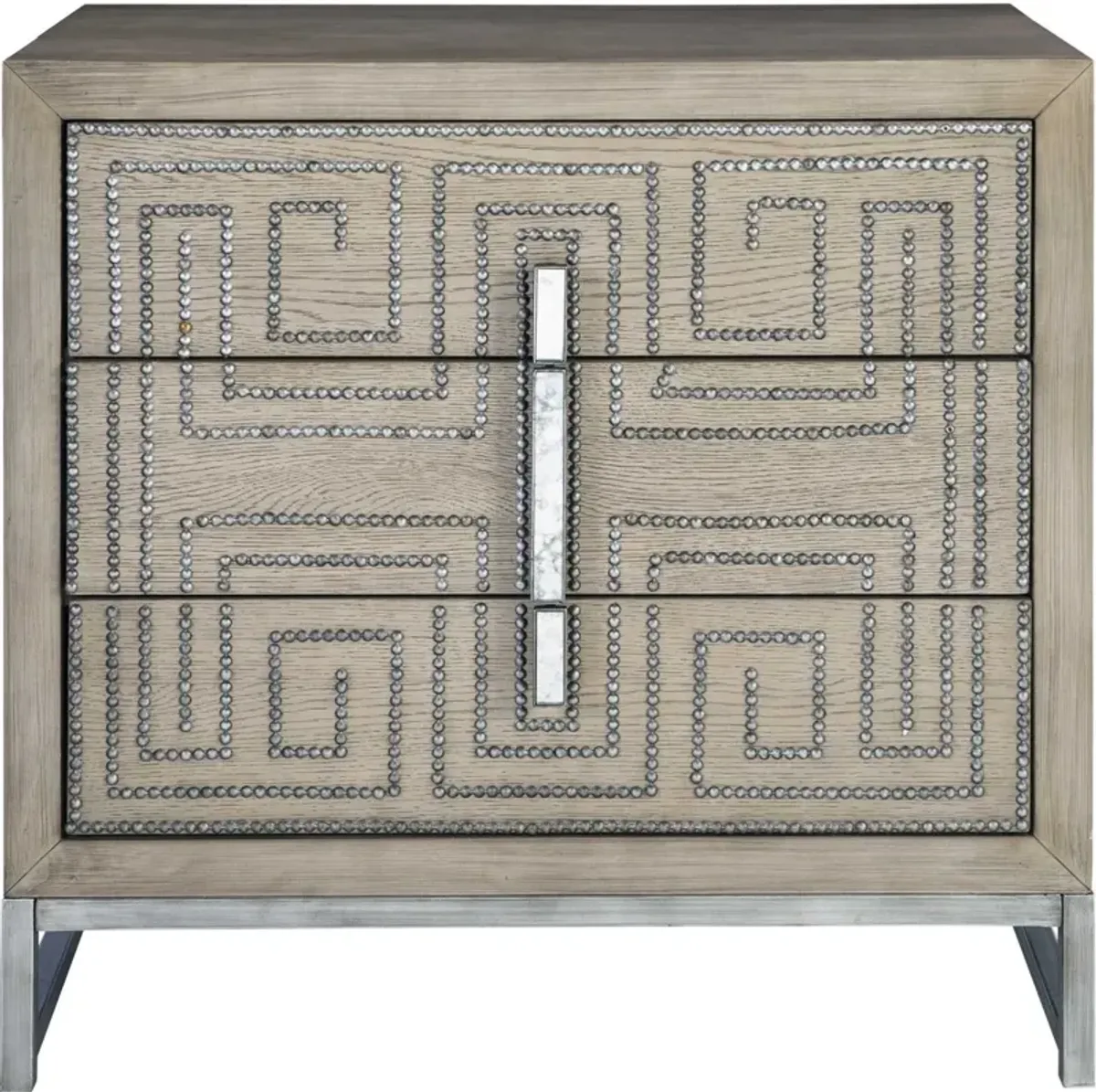 Uttermost Devya Gray Oak Accent Chest