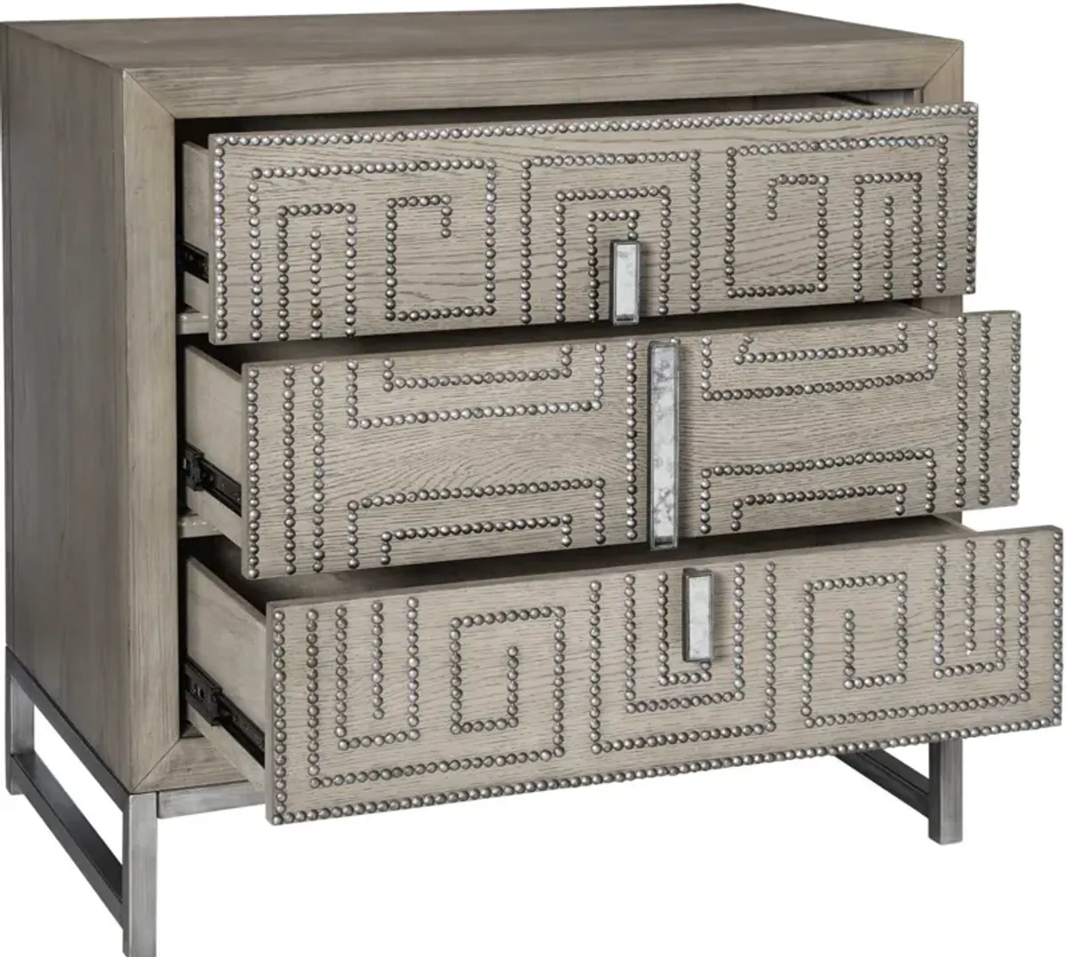 Uttermost Devya Gray Oak Accent Chest