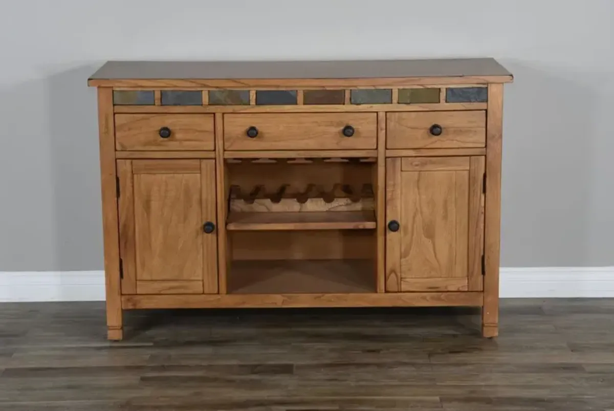 SEDONA RUSTIC OAK 54 INCH BUFFET