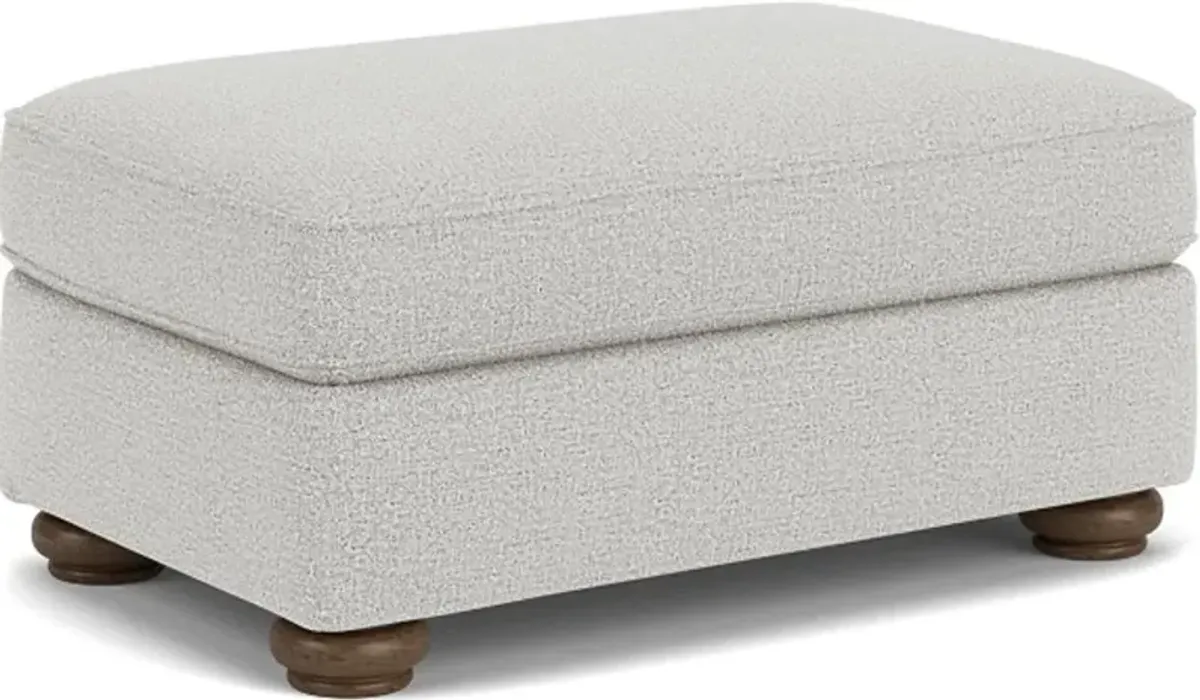 Flexsteel Preston Silver Glacier Cocktail Ottoman