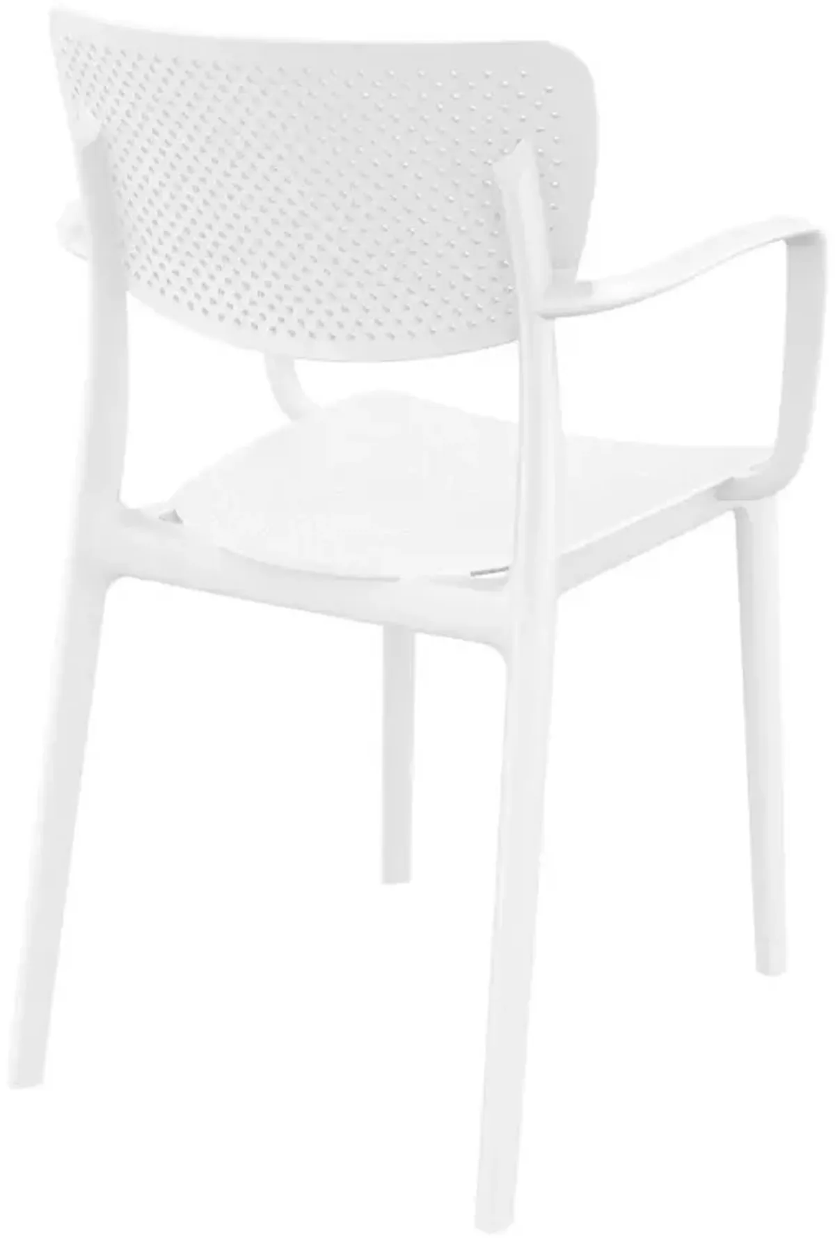 Compamia Loft Outdoor Dining Arm Chair White