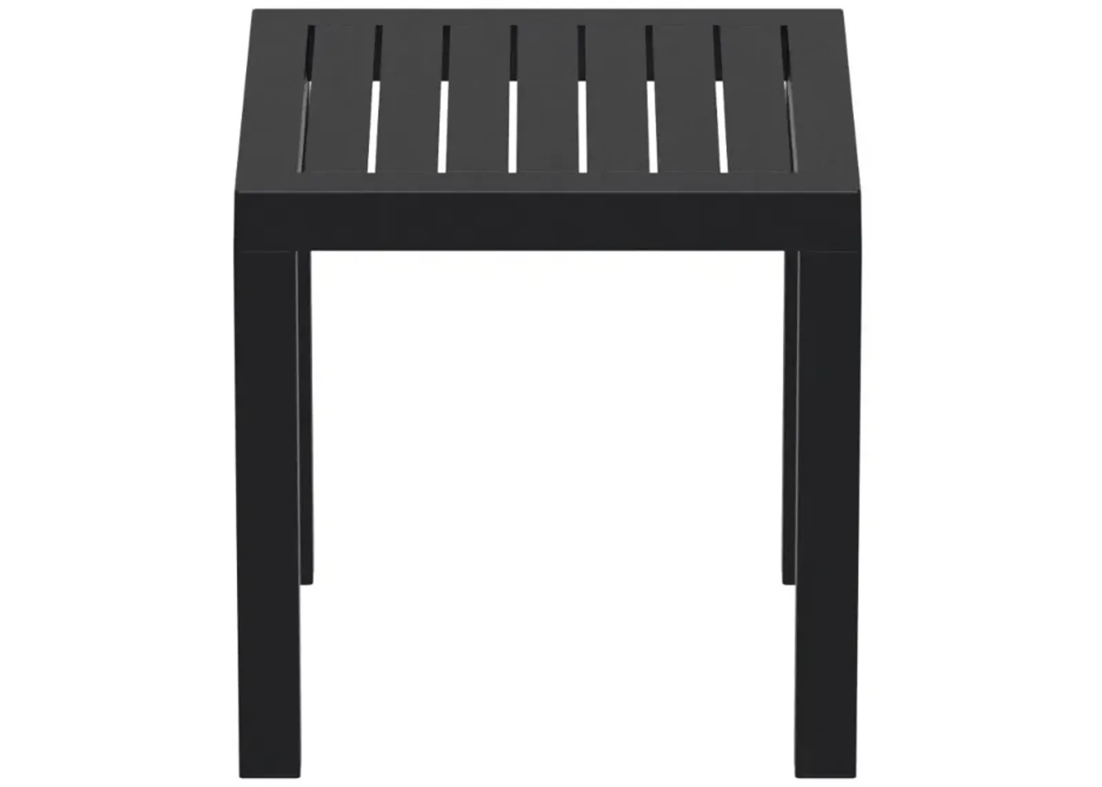 OCEAN SQUARE RESIN SIDE TABLE BLACK