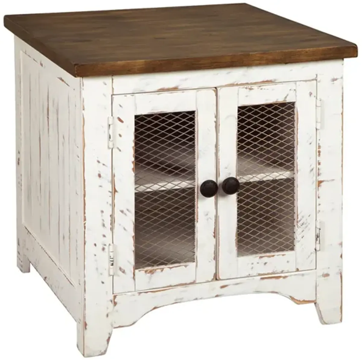 Ashley Wystfield End Table White/Brown