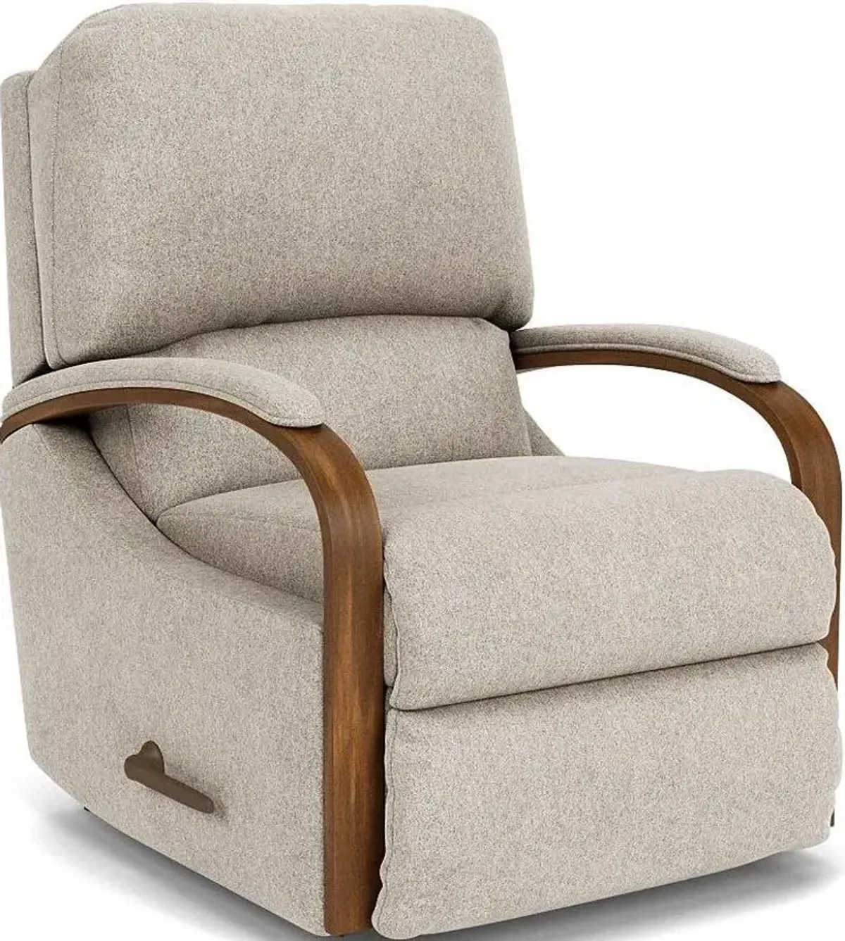 Flexsteel Woodlawn White Shell Manual Recliner