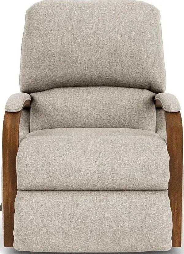 Flexsteel Woodlawn White Shell Manual Recliner