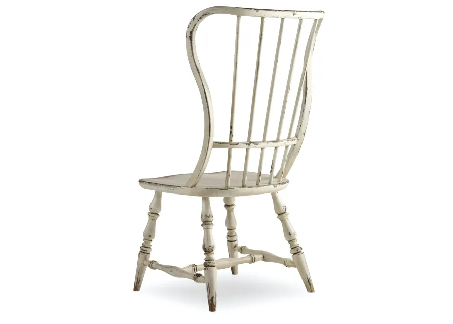 SANCTUARY SPINDLE BACK SIDE CHAIR