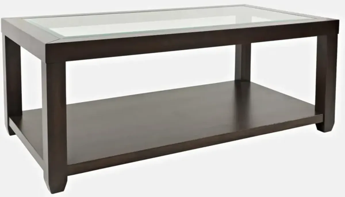 Jofran Urban Icon Rectangle Cocktail Table Merlot