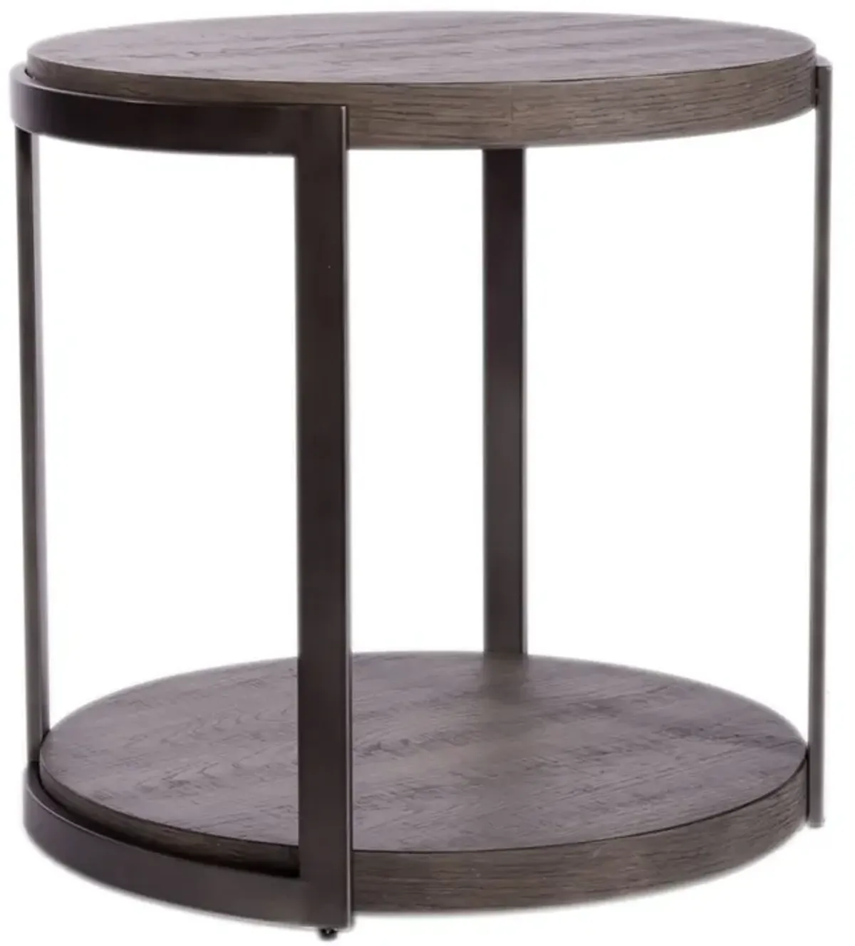 Liberty Furniture Modern View Gauntlet Gray End Table