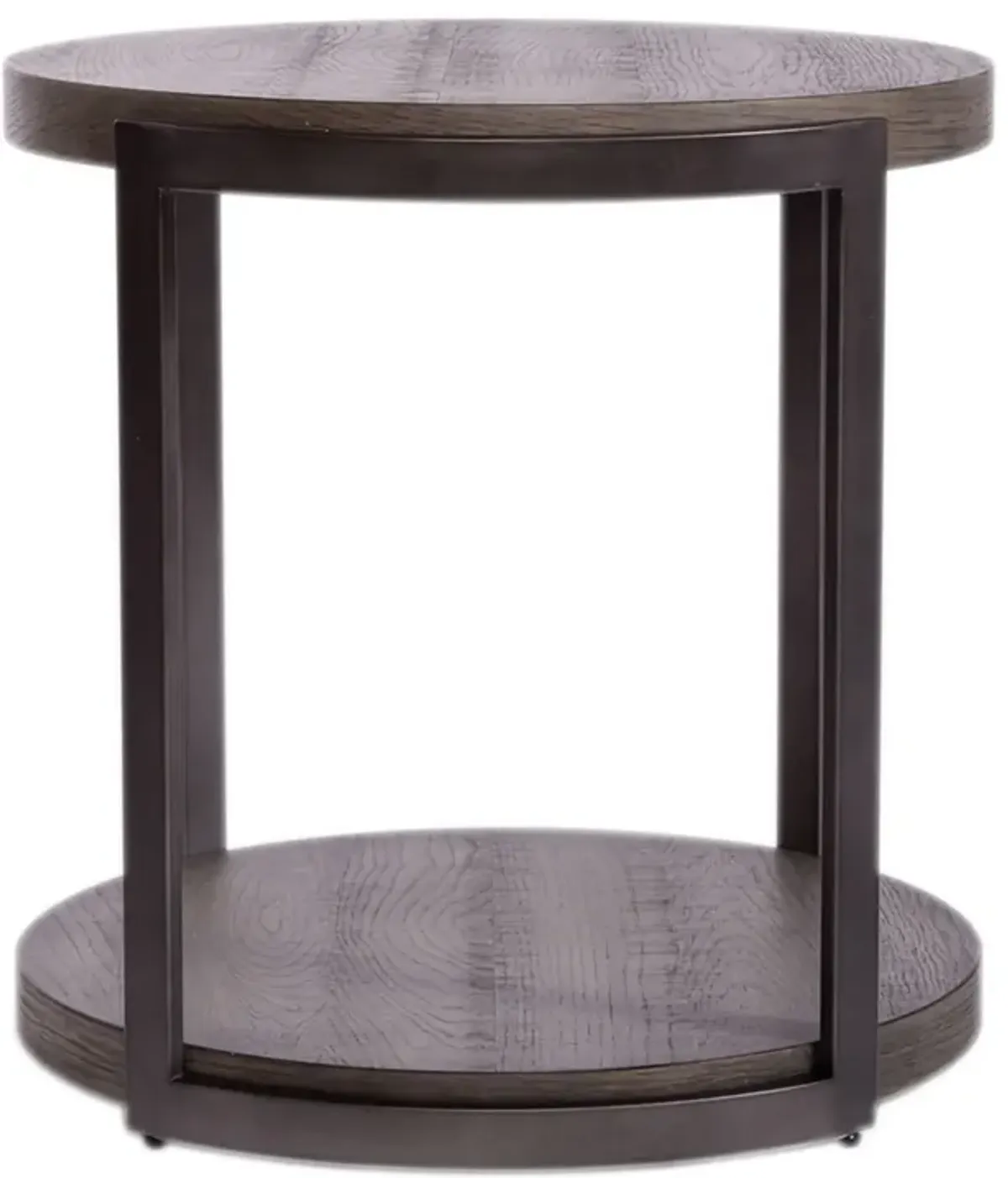 Liberty Furniture Modern View Gauntlet Gray End Table