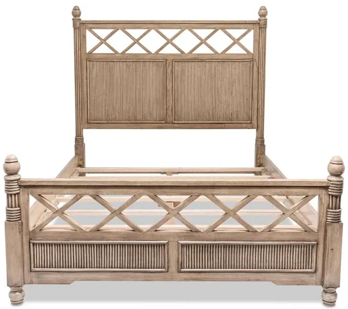 Malibu Queen Headboard - Frappe Finish